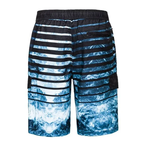 Men's Swim Trunks Mesh Liner Beachwear with Pocket 10" Inseam Size S - Picture 2 of 7